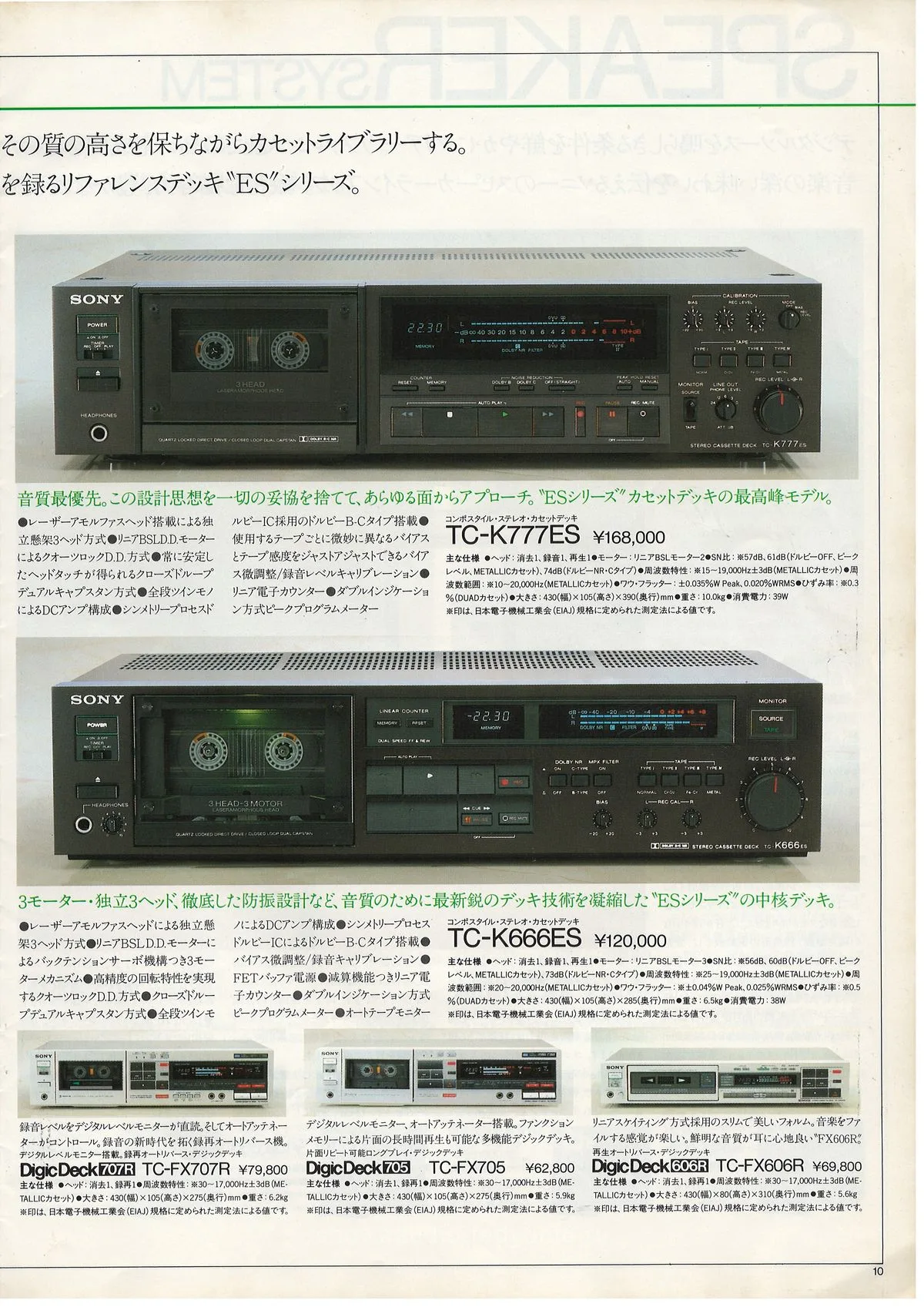 SONY Audio Components May 1984 — 11