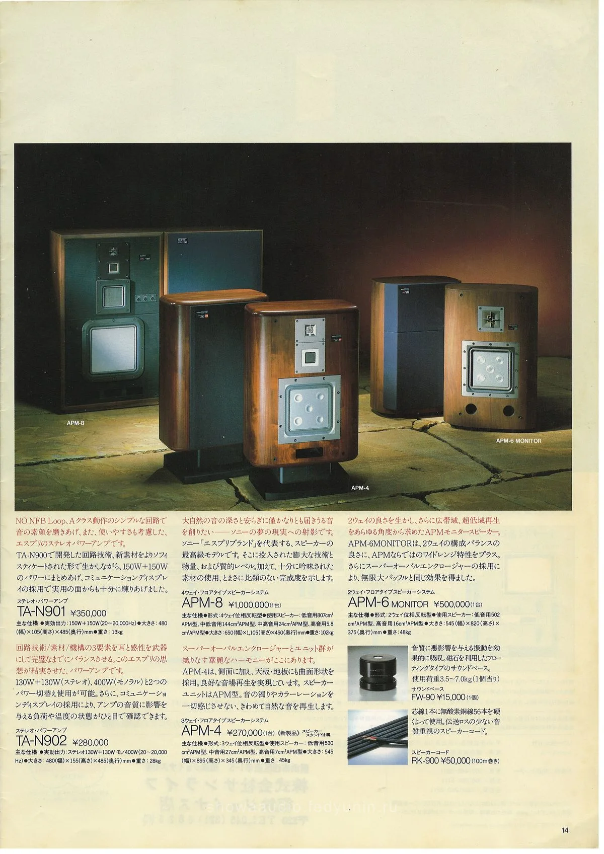 SONY Audio Components May 1984 — 15