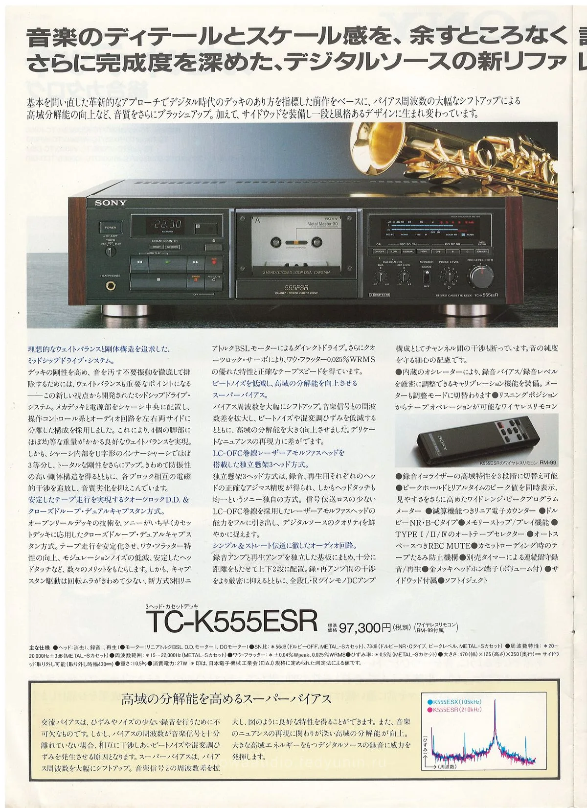 Sony Cassette Deck Catalog, April 1989 — 2