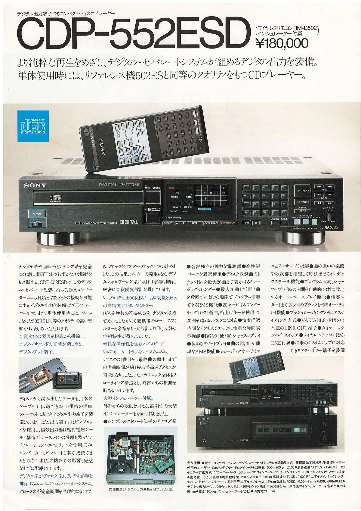 SONY CD Players June 1985 — 4