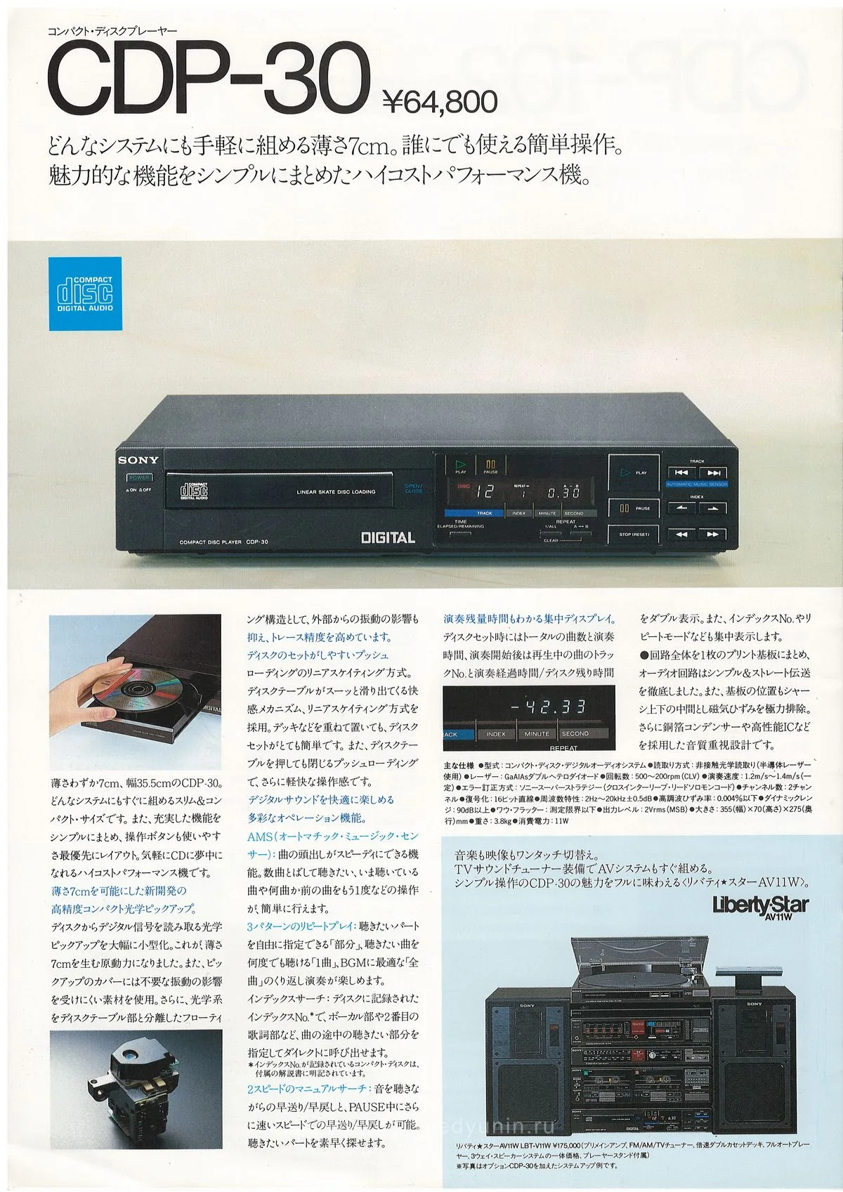 SONY CD Players June 1985 — 10