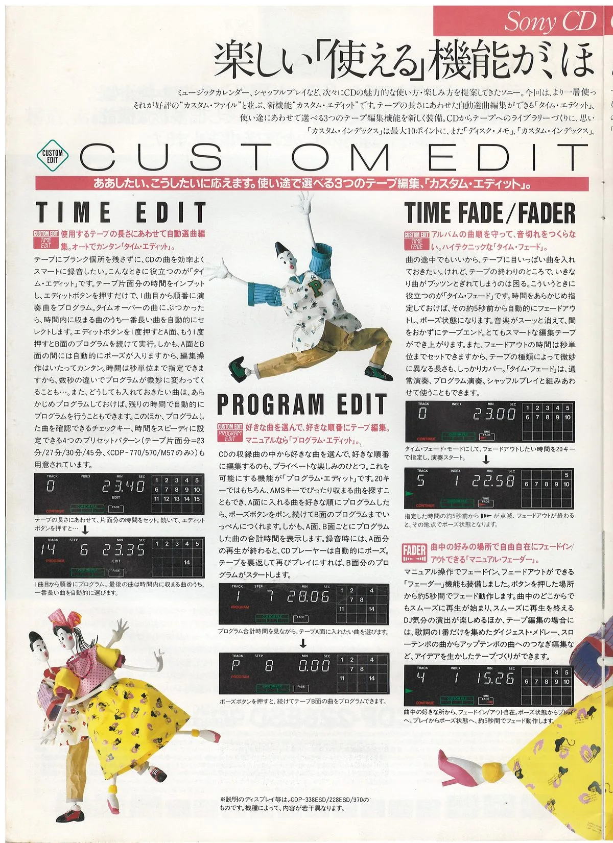 SONY CD Players September 1988 — extra 7