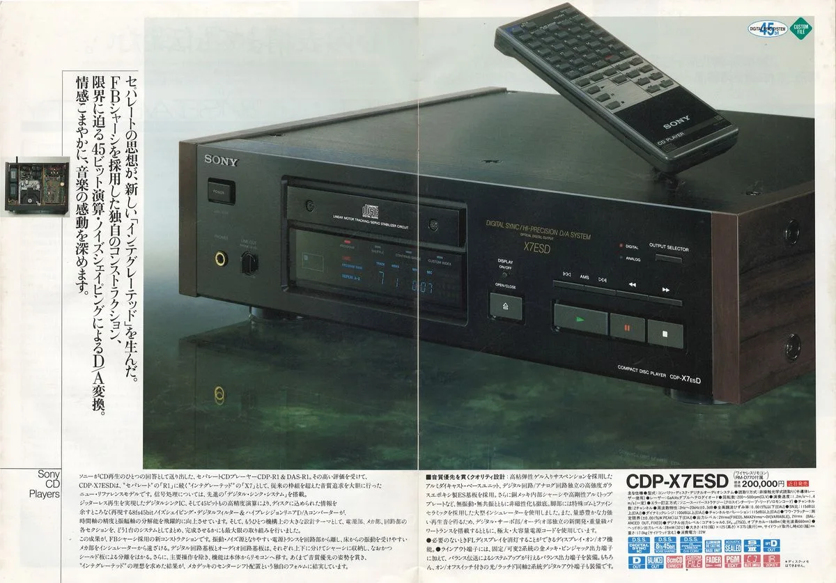 SONY CD Players September 1988 — 3