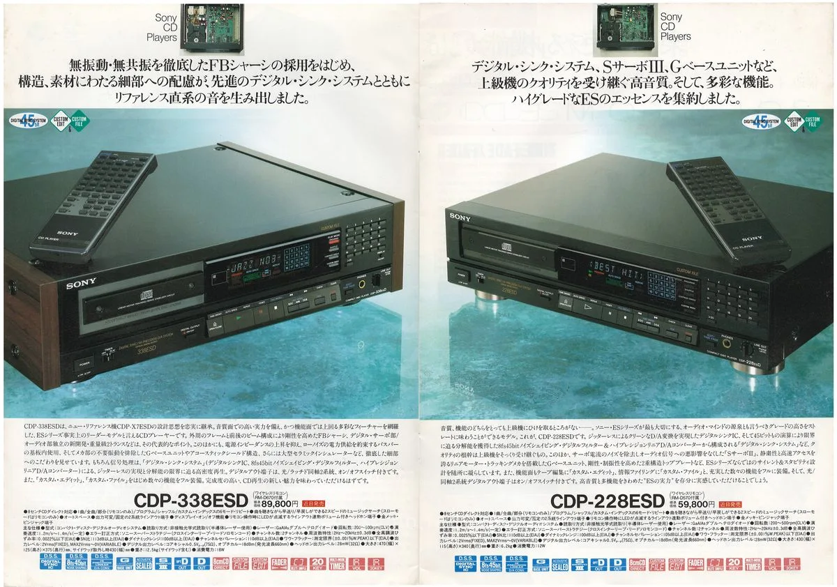 SONY CD Players September 1988 — 4