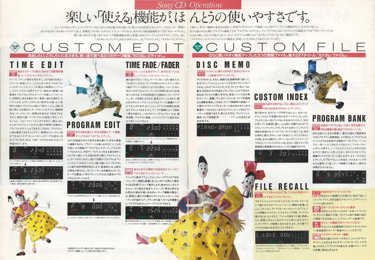 SONY CD Players September 1988 — 5