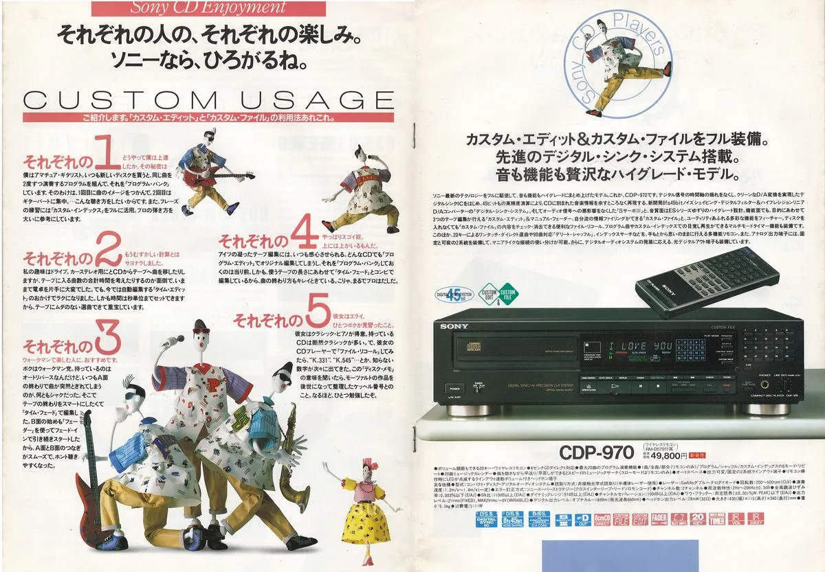 SONY CD Players September 1988 — 6