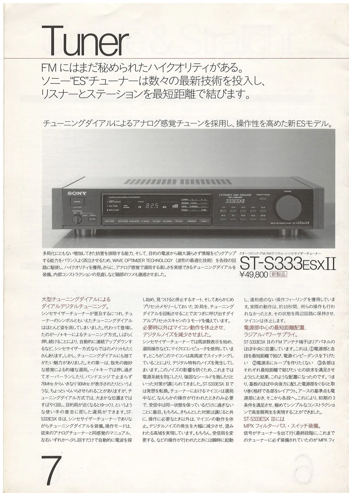 SONY ES Component — 8