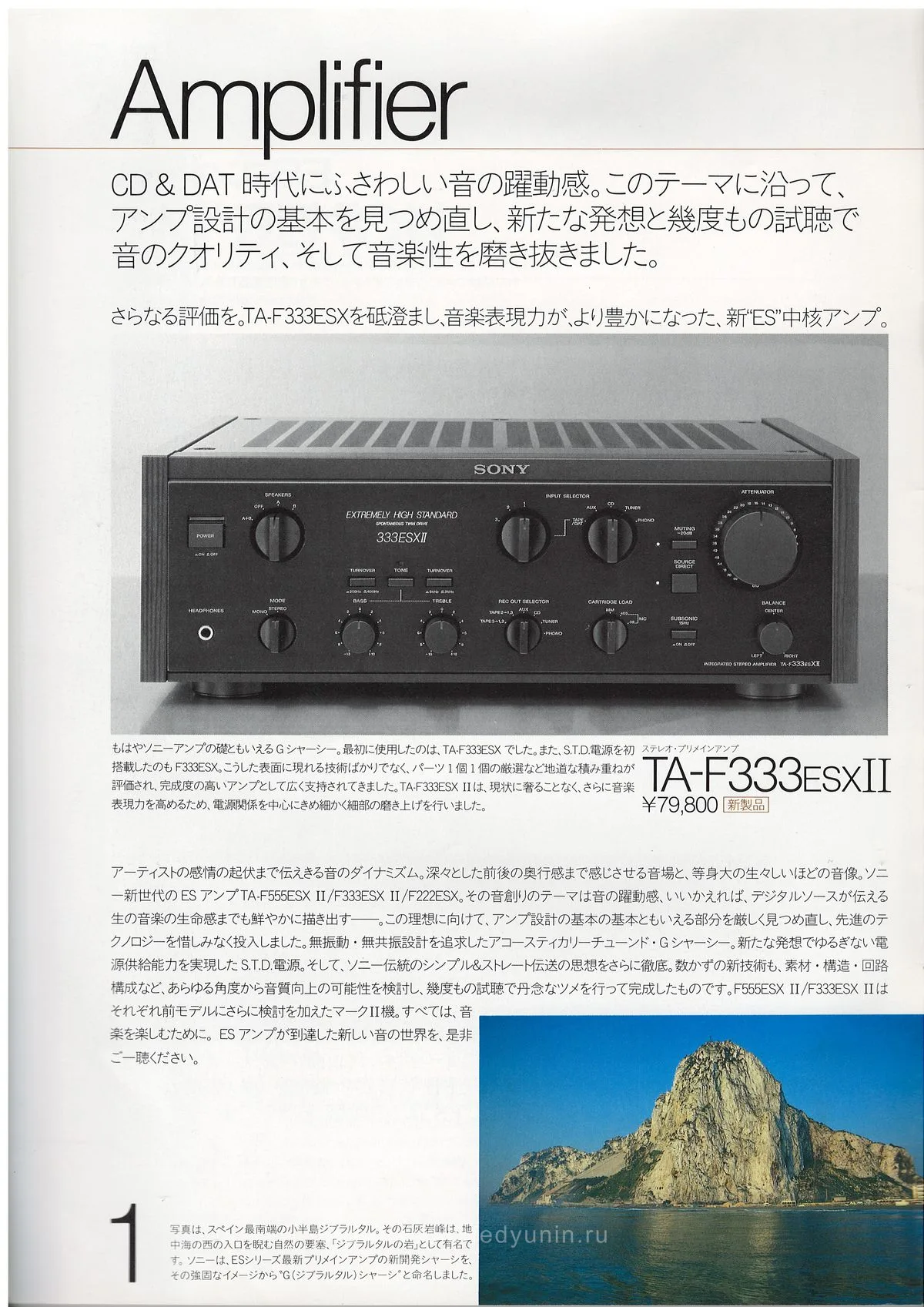 SONY ES Component — extra 1