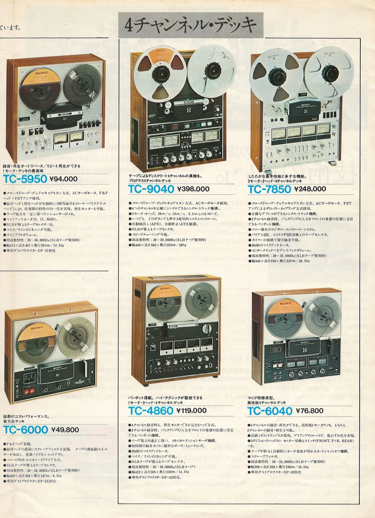 SONY Open Reel Decks — extra 3