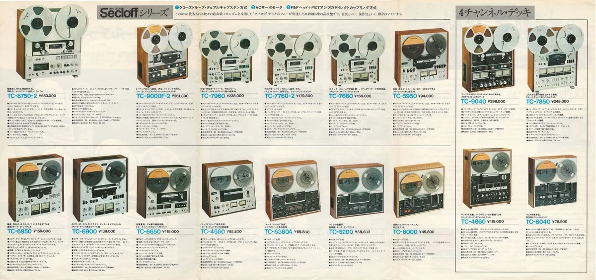 SONY Open Reel Decks — 2