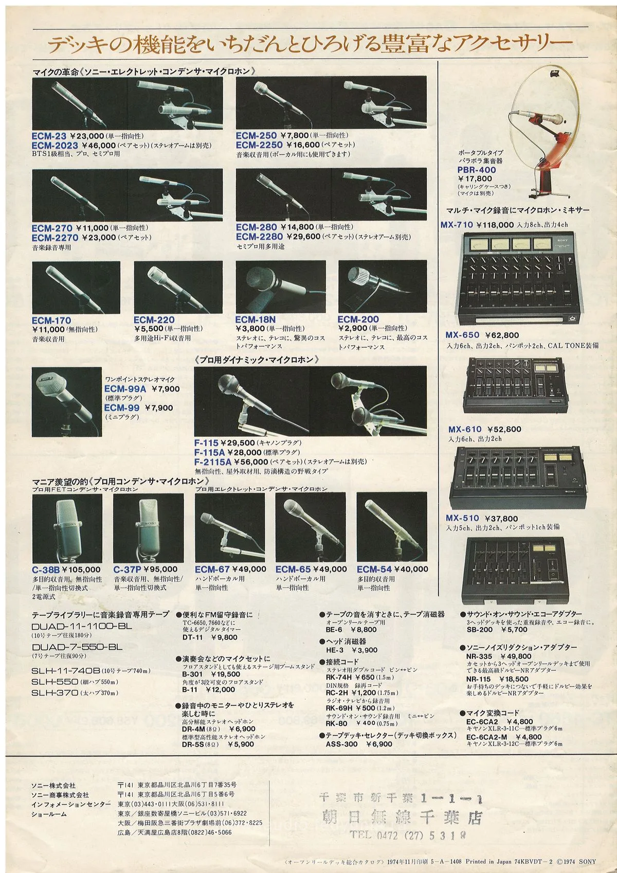 SONY Open Reel Decks — 4