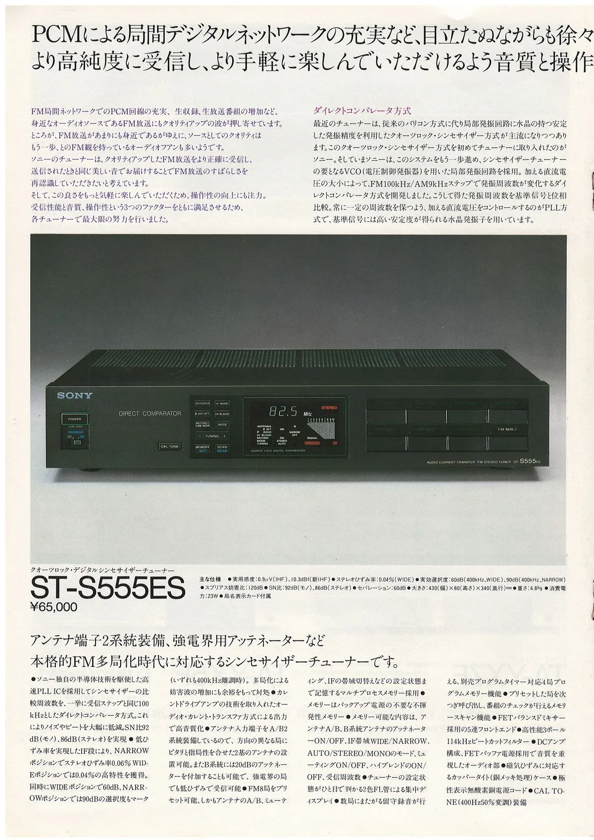 SONY Tuners & Amplifiers — 6