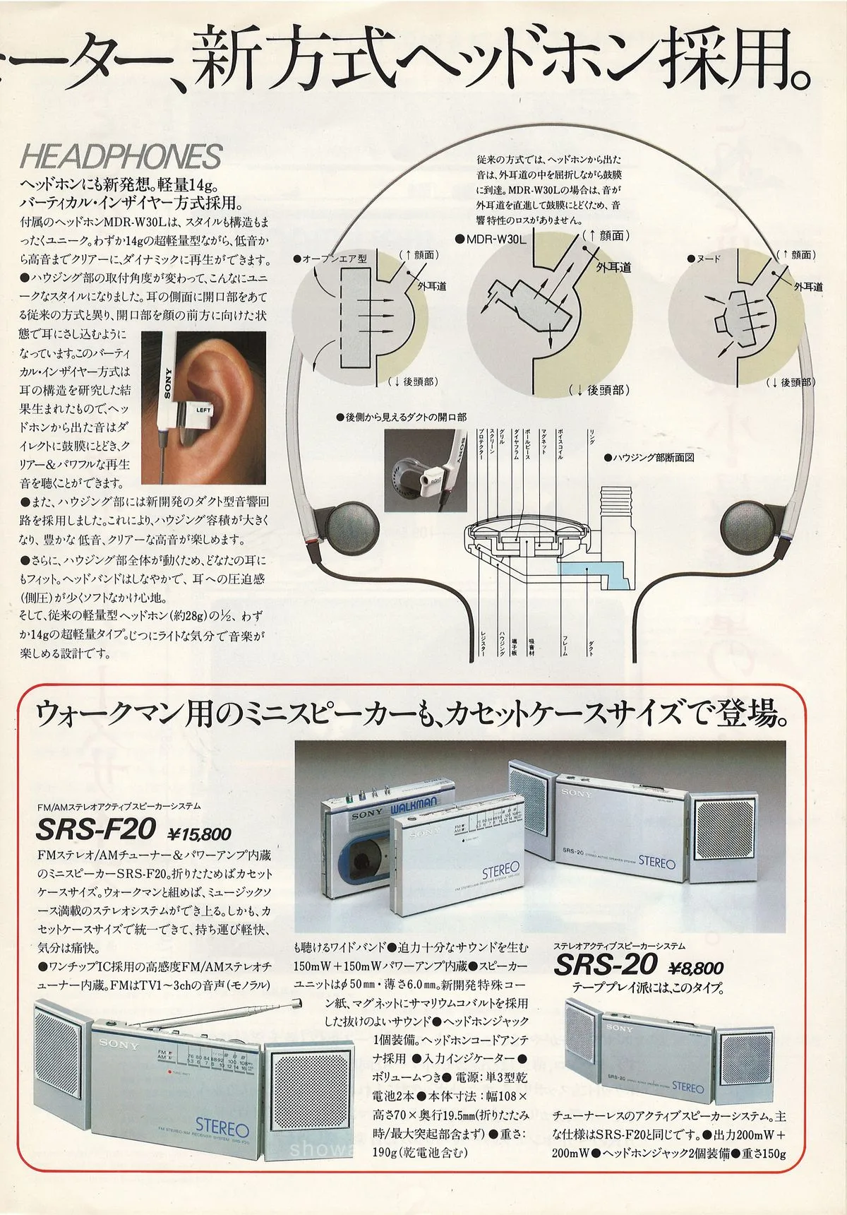 SONY Walkman WM-20 — extra 3