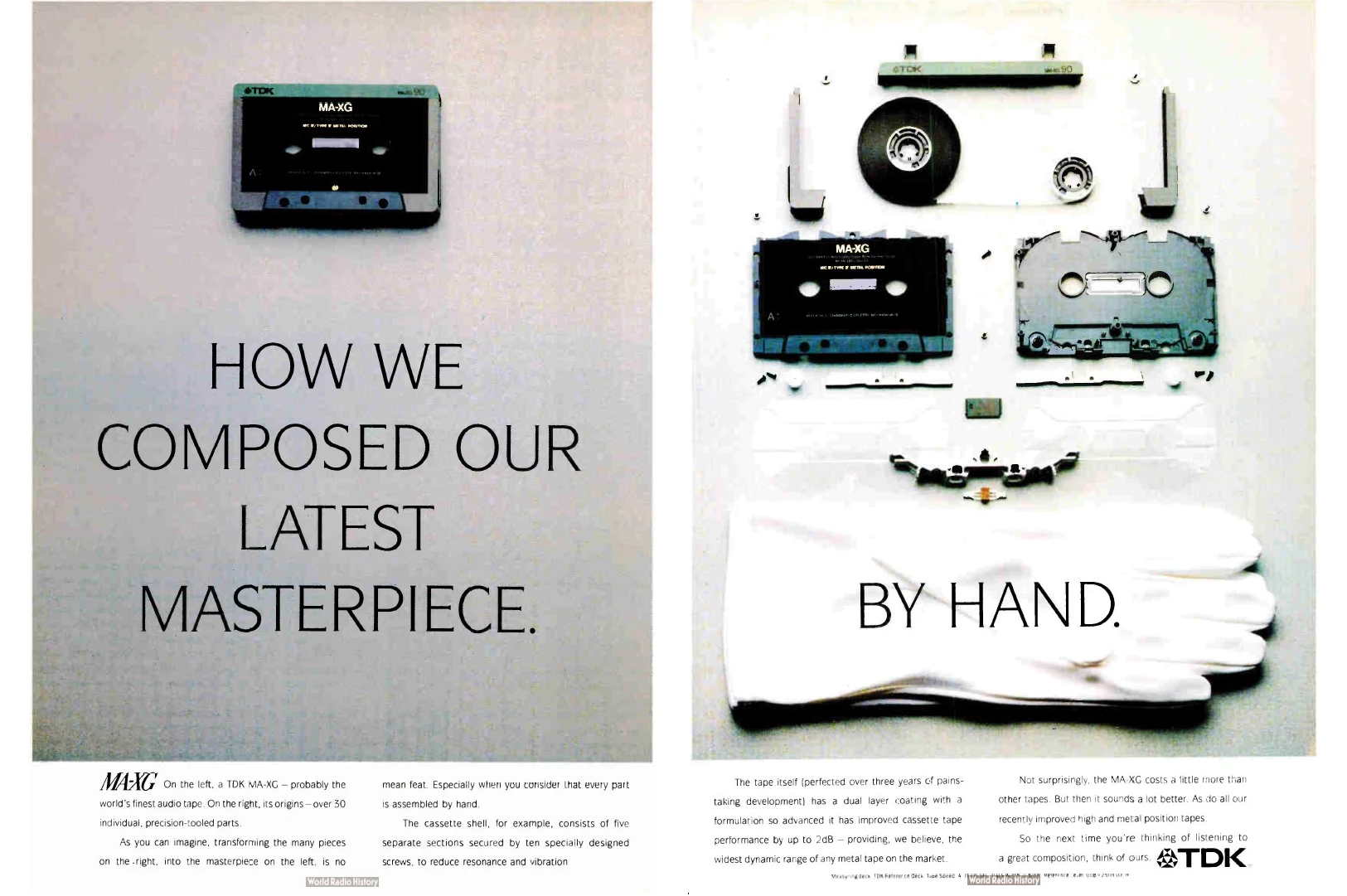 Detailed shell construction and the hand-assembly promise