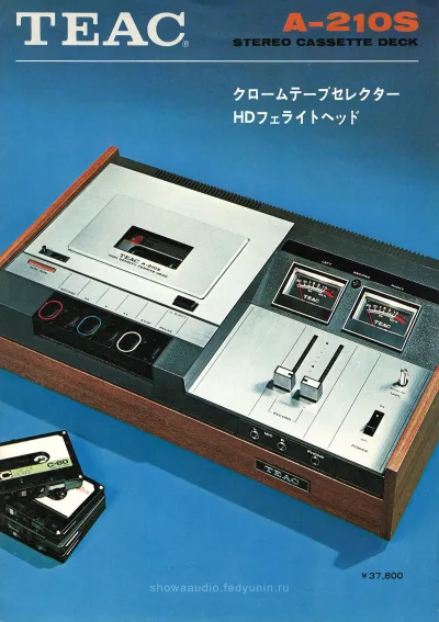 TEAC A-210S Stereo Cassette Deck