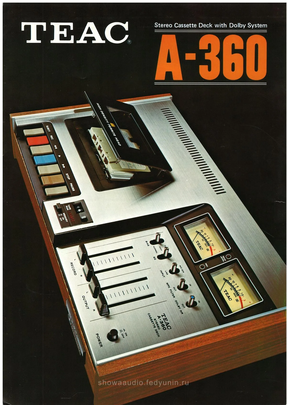 TEAC A-360 Cassette Deck — cover