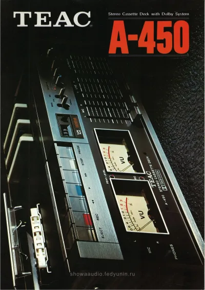 TEAC A-450 Stereo Cassette Deck