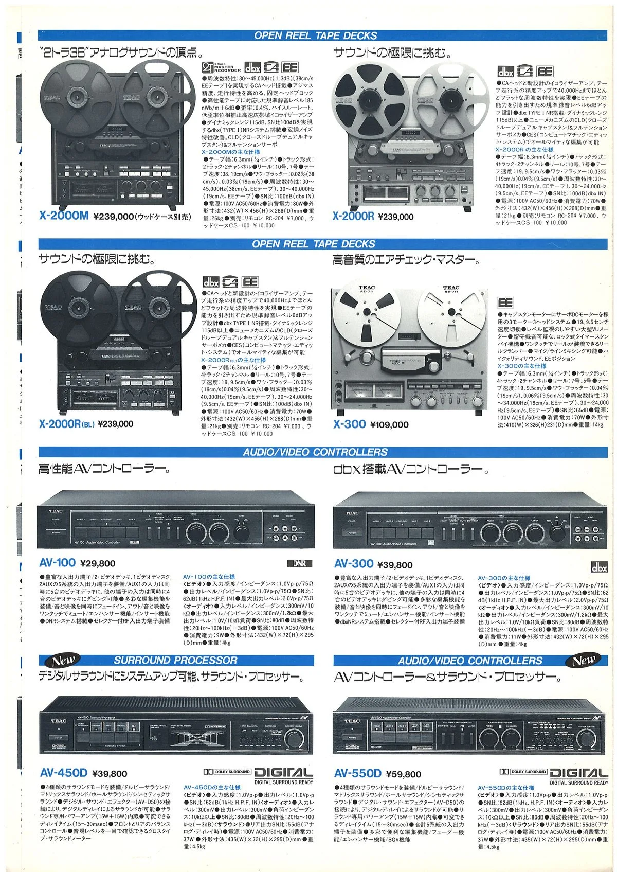 TEAC Full Line-Up — 5