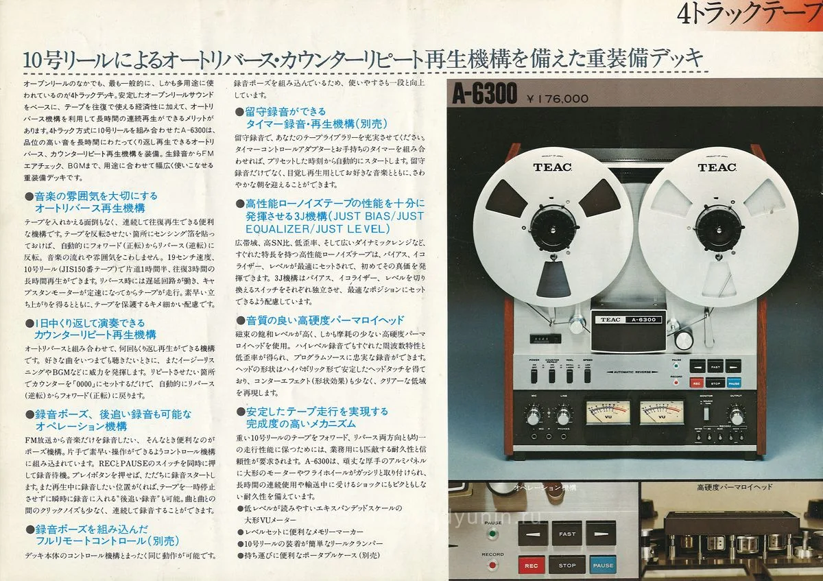 TEAC Open Reel Deck Series — 4