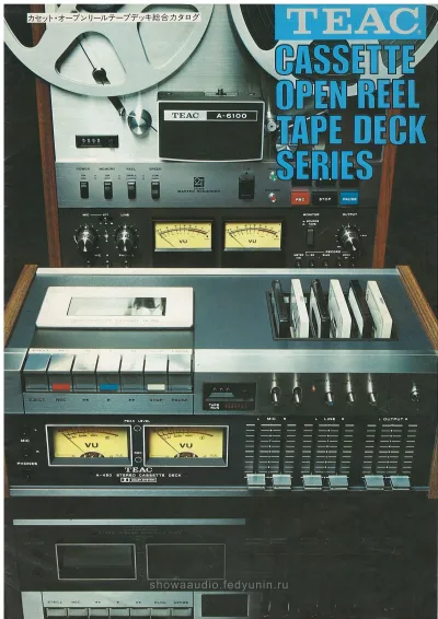 TEAC Cassette & Open Reel Tape Deck Series