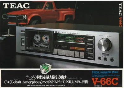TEAC V-66C Stereo Cassette Deck