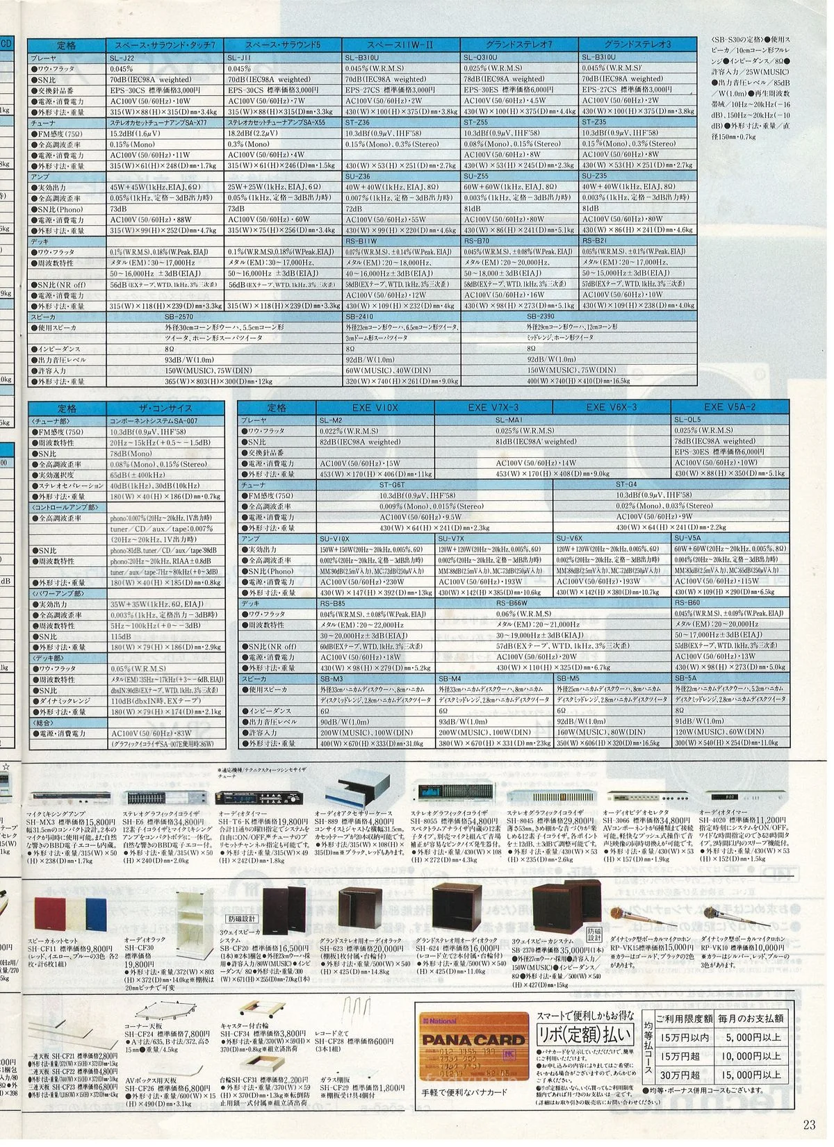 Technics Stereo Catalog 1985.08 - extra 22