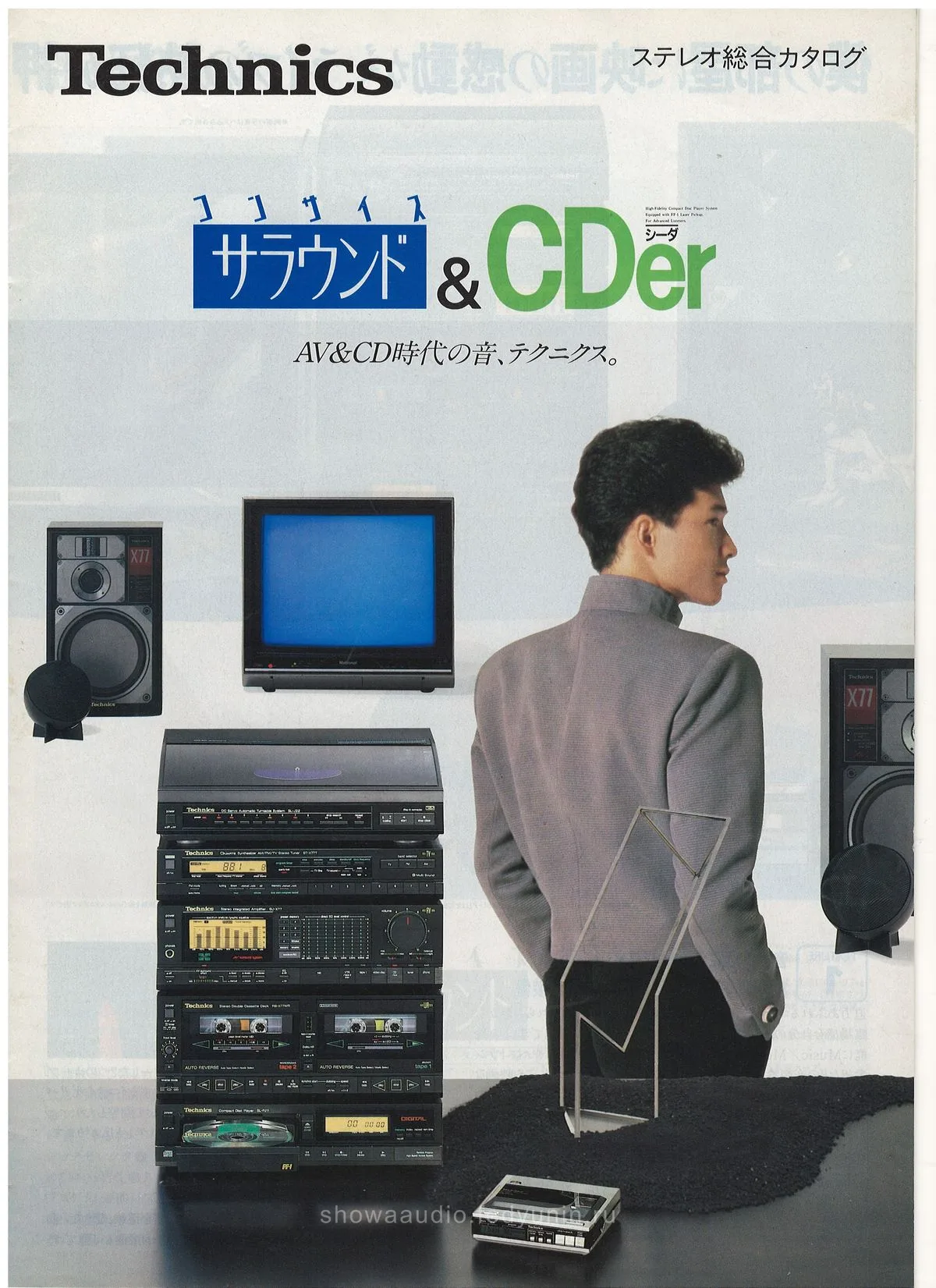 Technics Stereo Catalog 1985.08 - cover