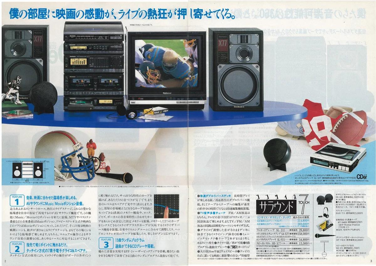 Technics Stereo Catalog 1985.08 - 2