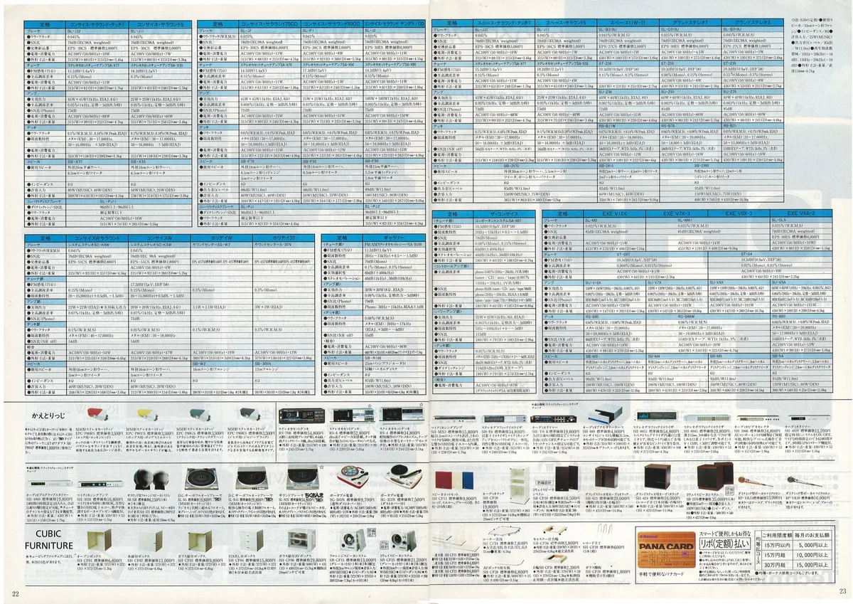 Technics Stereo Catalog 1985.08 - 12