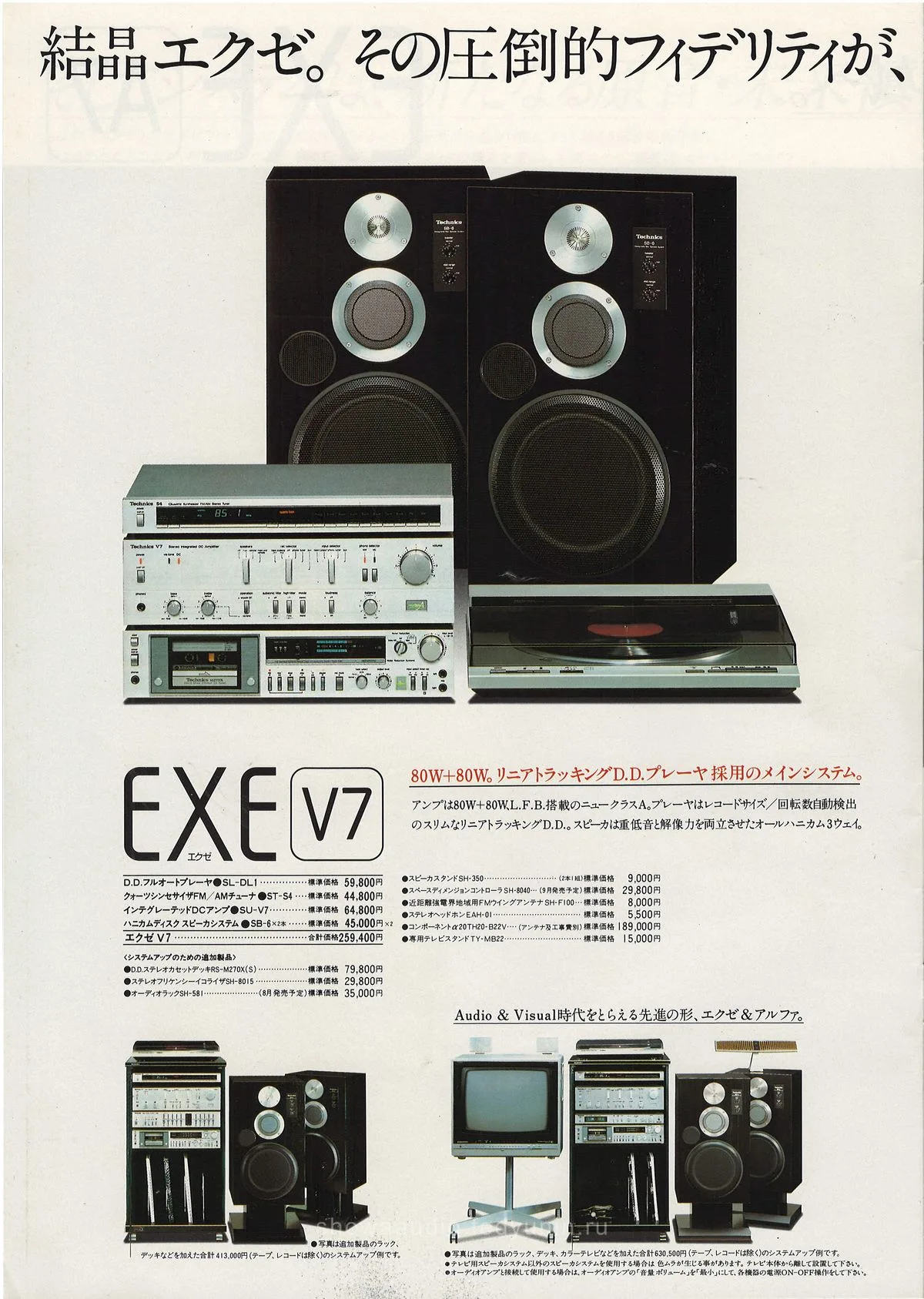Technics Audio Component System EXE August 1981 - extra 8
