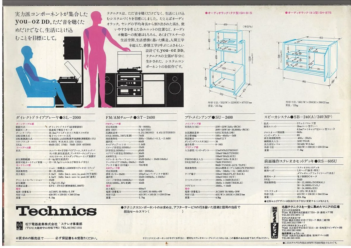 TECHNICS Audio YOU-OZ DD — 6