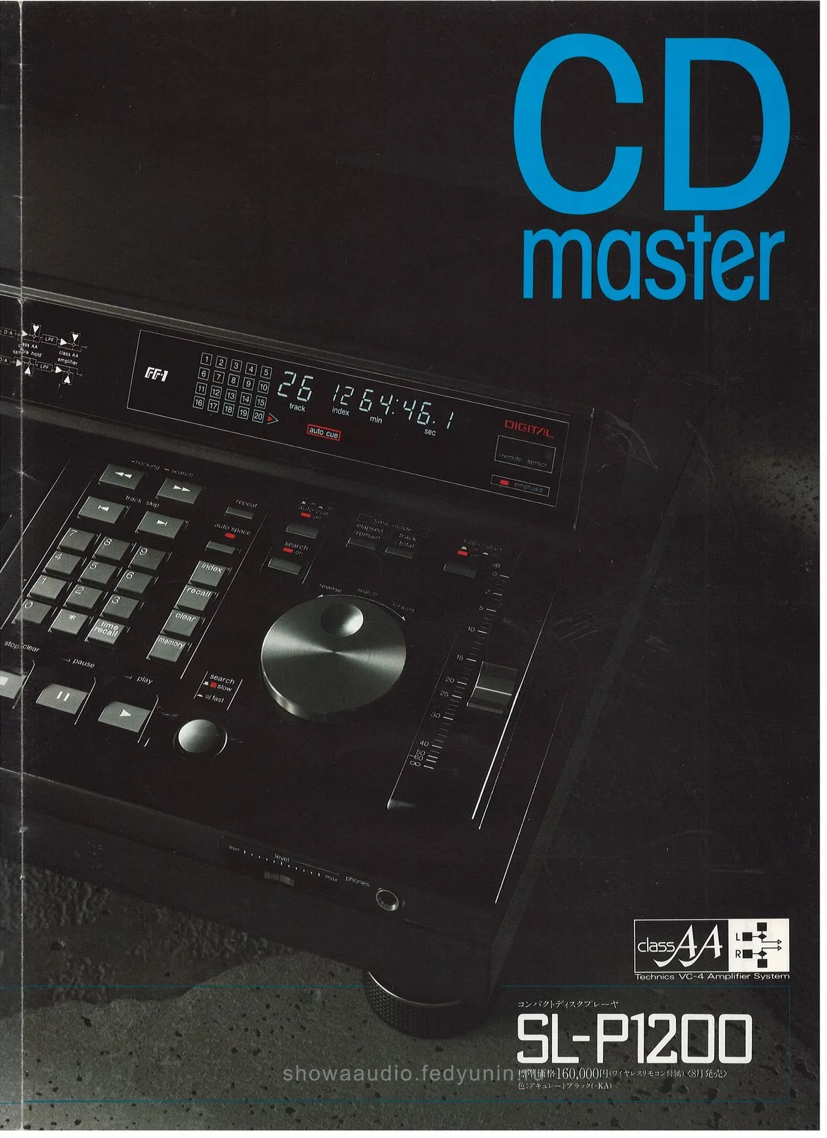 Technics Compact Disc Player Line-UP, July 1986 - доп. 2