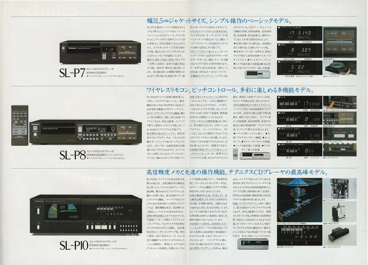 Technics CD Players. February 1984 - 3