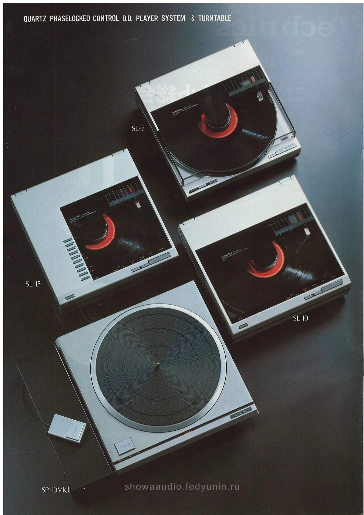 Technics Component Line-Up, September 1981 - 2