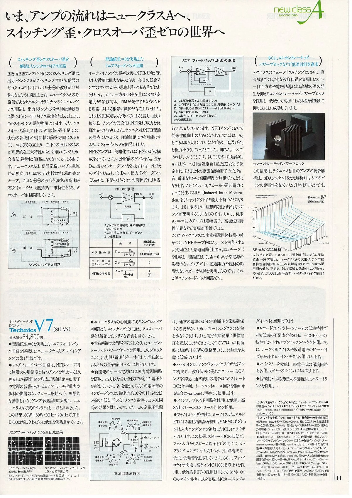 Technics Component Line-Up, September 1981 - 11