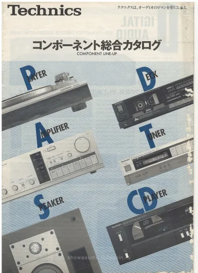 Technics Component Line-Up, May 1984