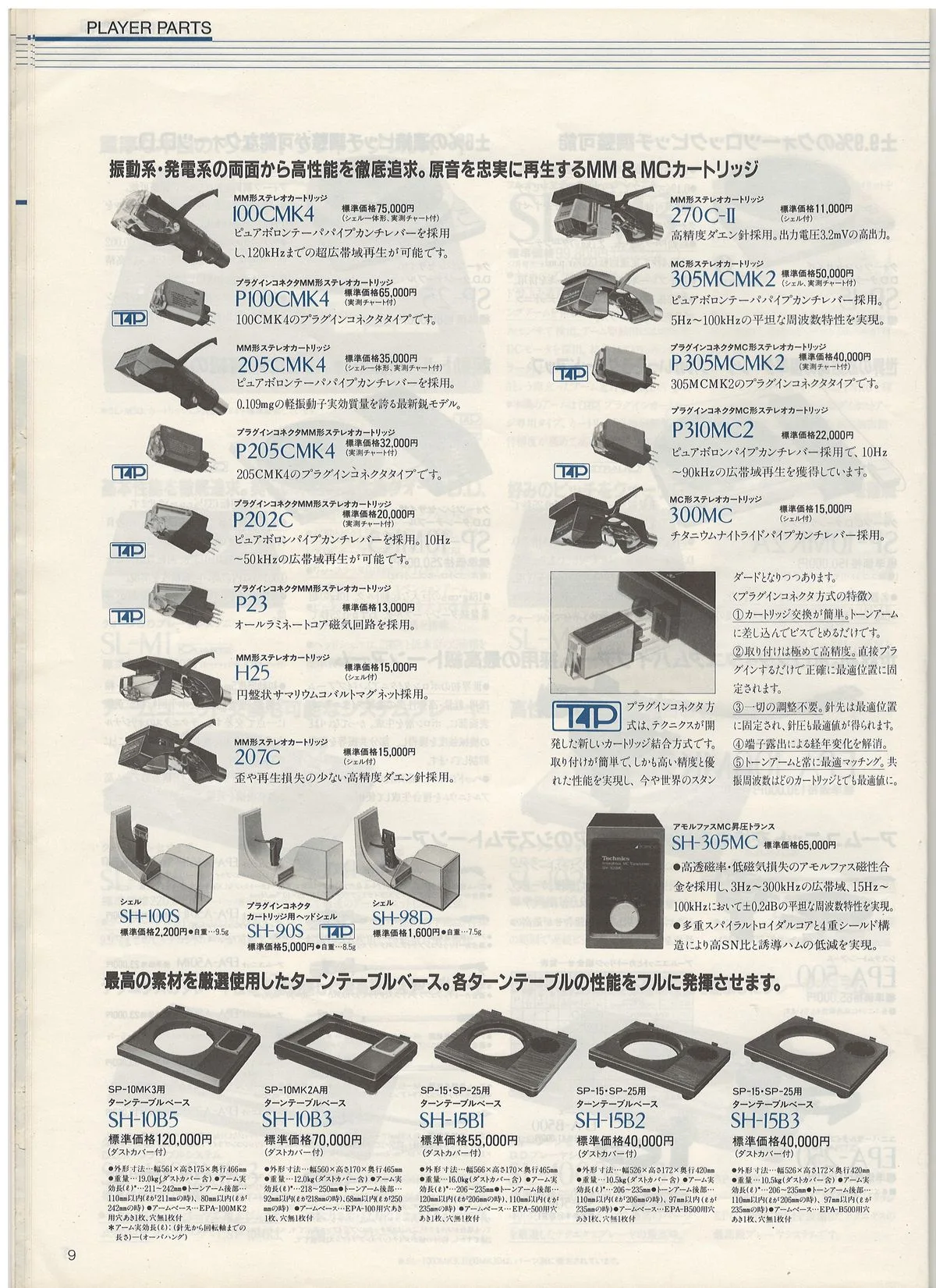Technics Component Line-Up, May 1984 - 10