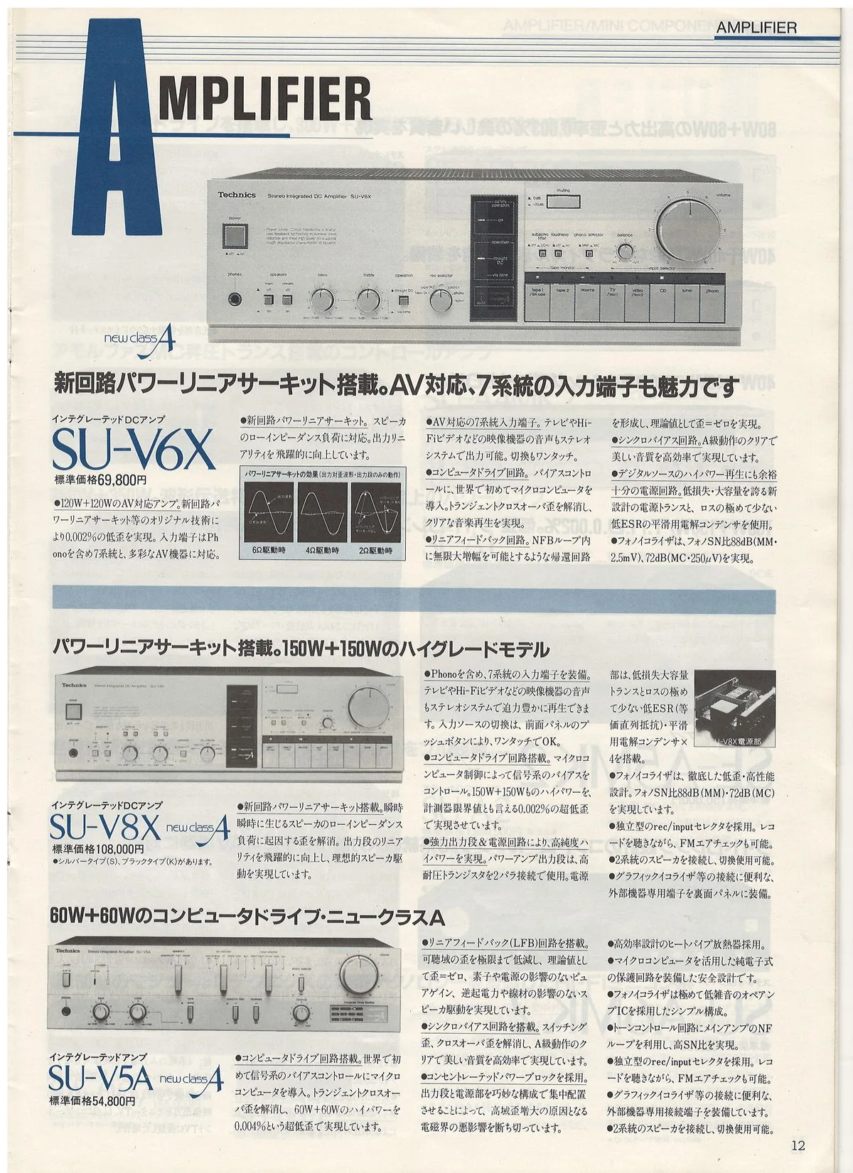 Technics Component Line-Up, May 1984 - 13