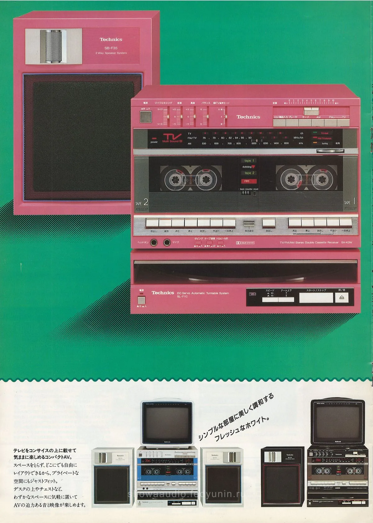 Technics Concise Series Catalog, May 1984 - extra 5