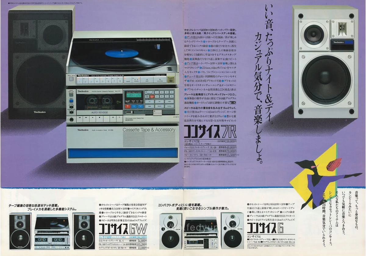 Technics Concise Series Catalog, May 1984 - 5