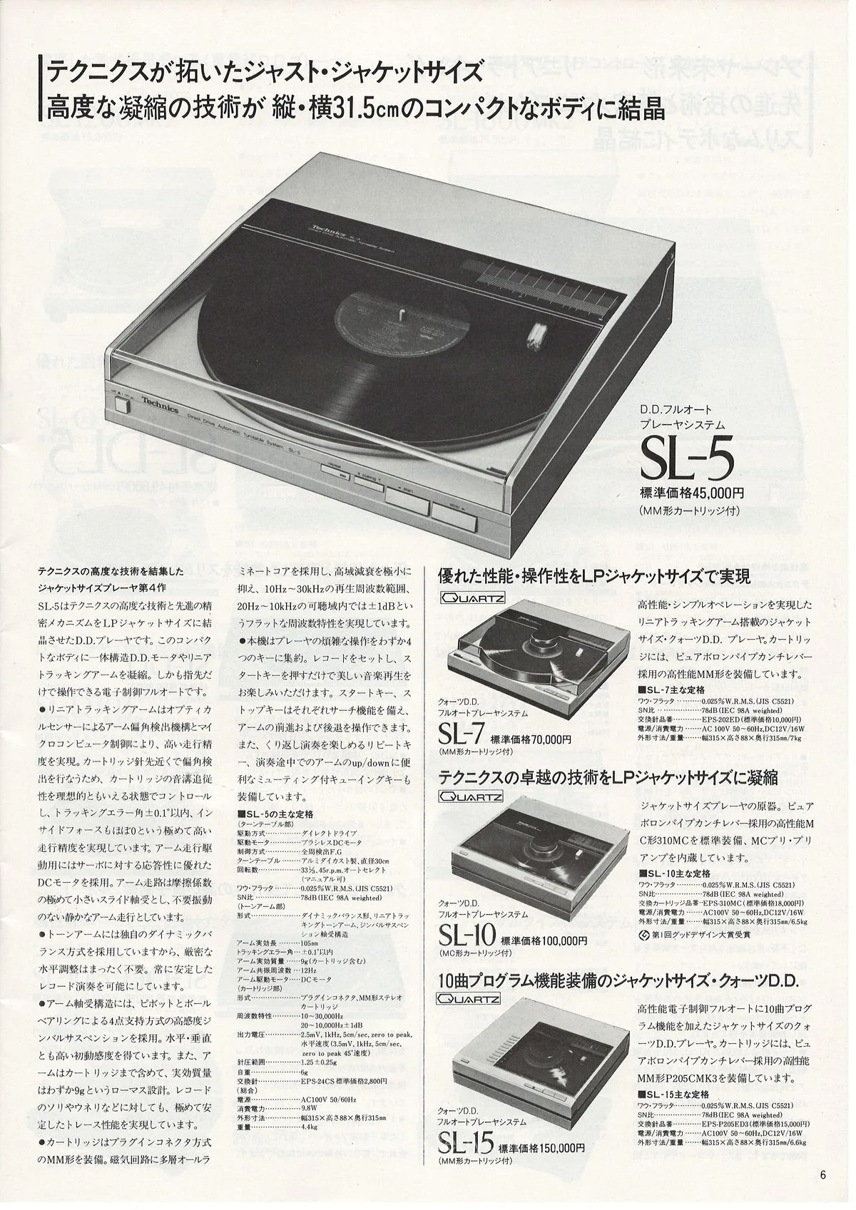 Technics Digital Sensation, October 1981 - 7