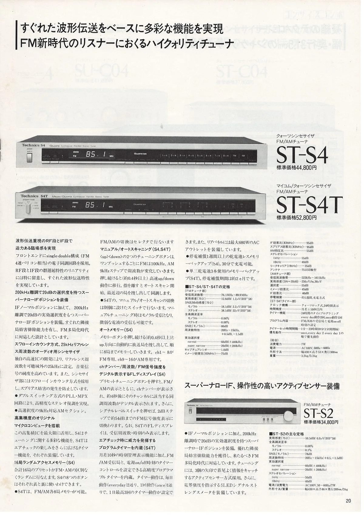 Technics Digital Sensation, October 1981 - 21