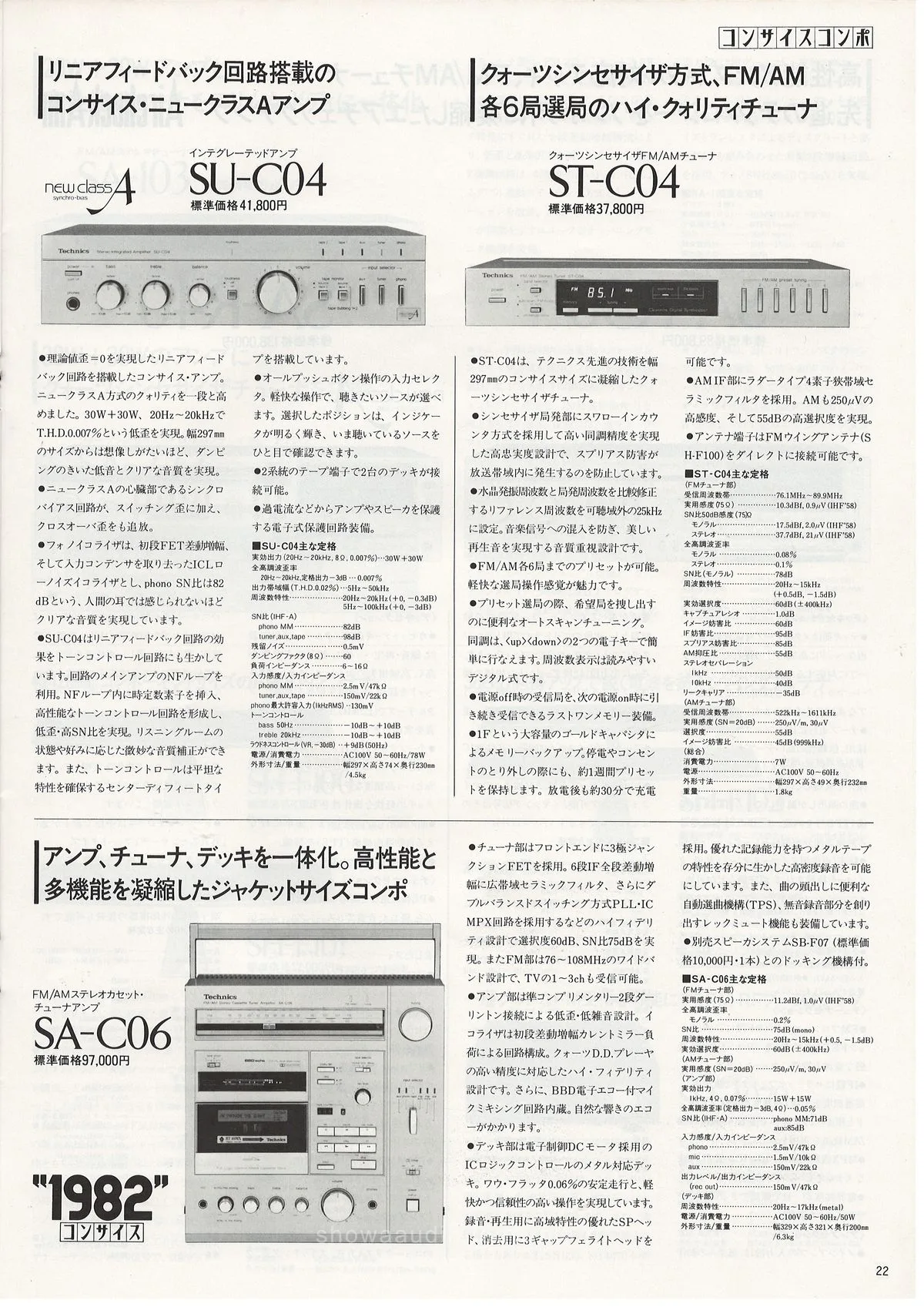 Technics Digital Sensation, October 1981 - 23