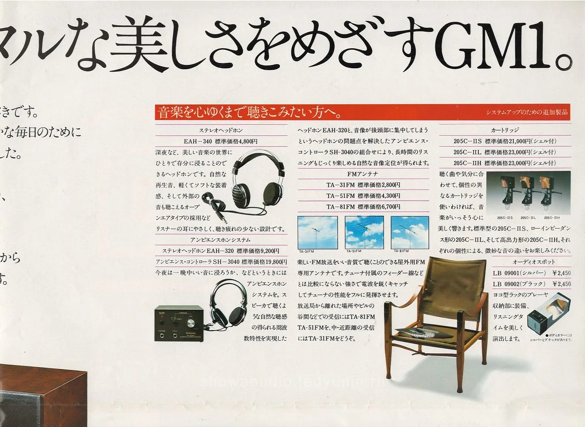 Technics GM1, May 1977 - доп. 6