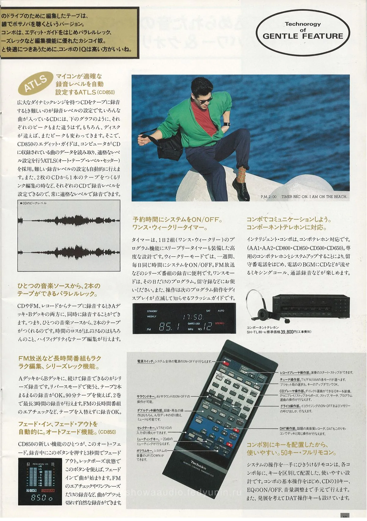 Technics Intelligent Compo September 1987 - extra 10