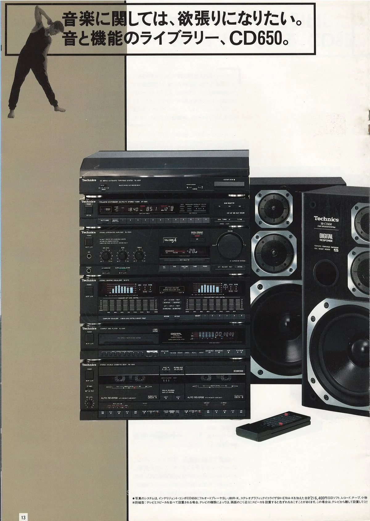 Technics Intelligent Compo September 1987 - extra 13