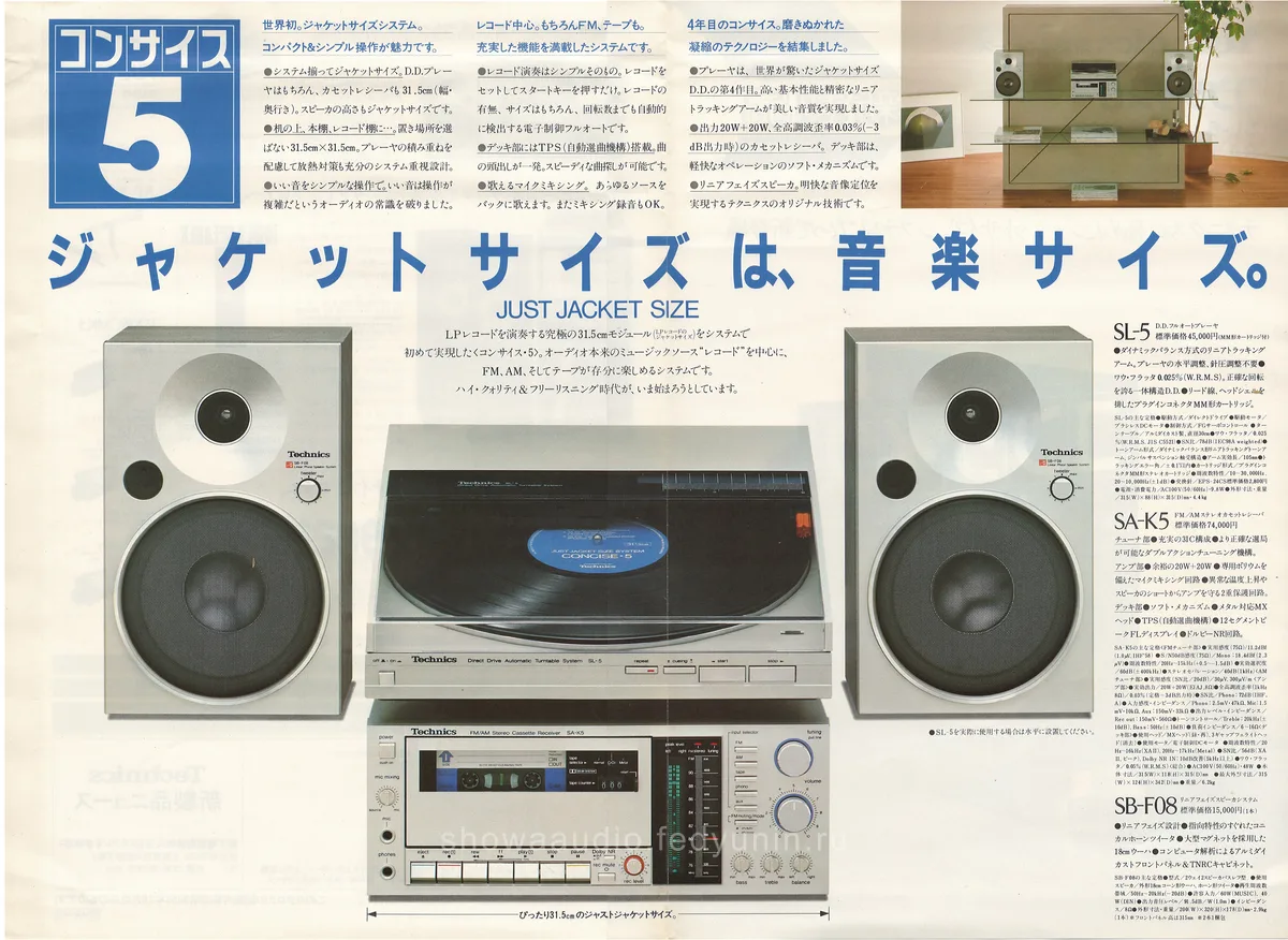 Technics Jacket Size 5, October 1981 - 2