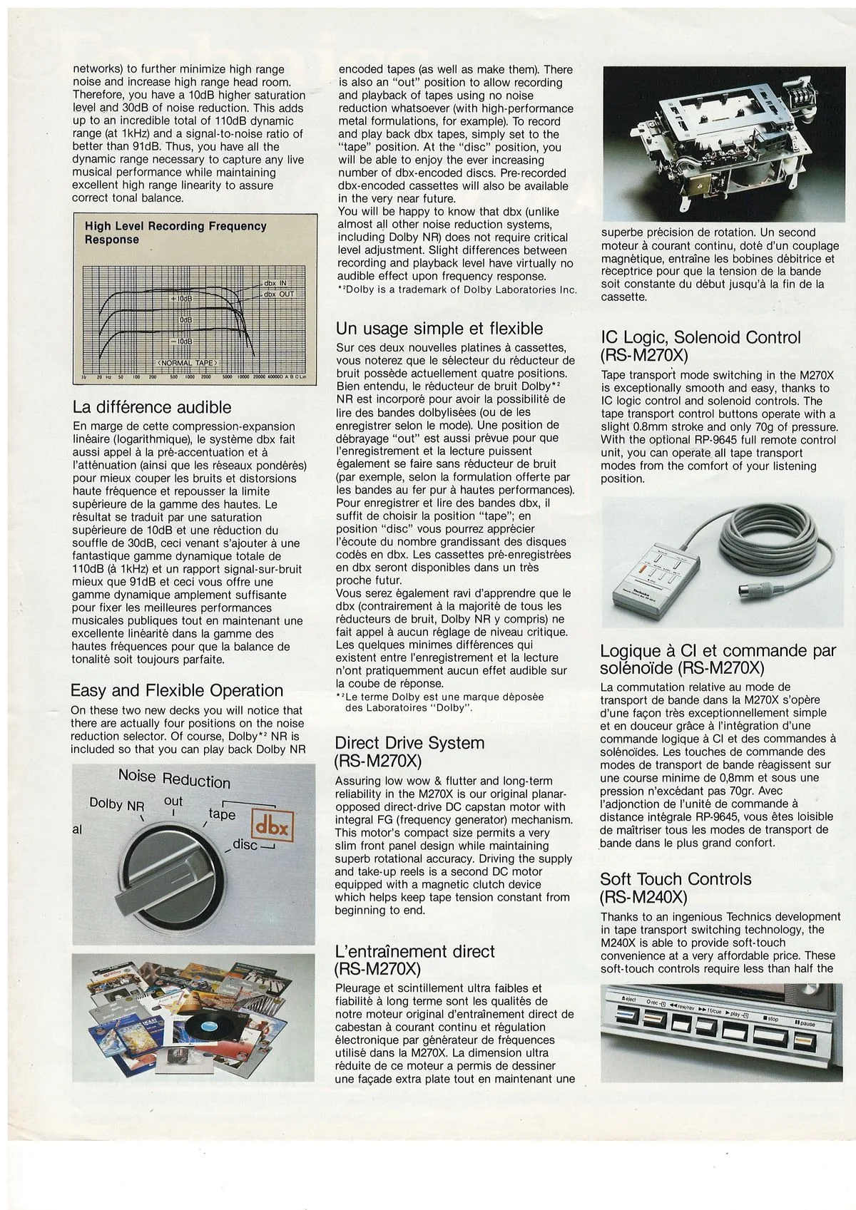 Technics RS-M270X/M240X (1981) - 3