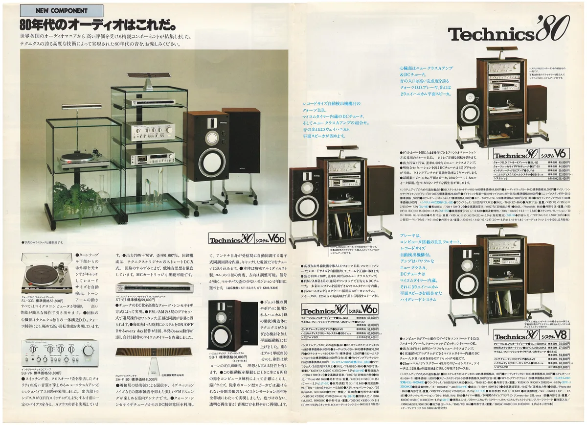 Technics Stereo Catalog 1980.01 — extra 2