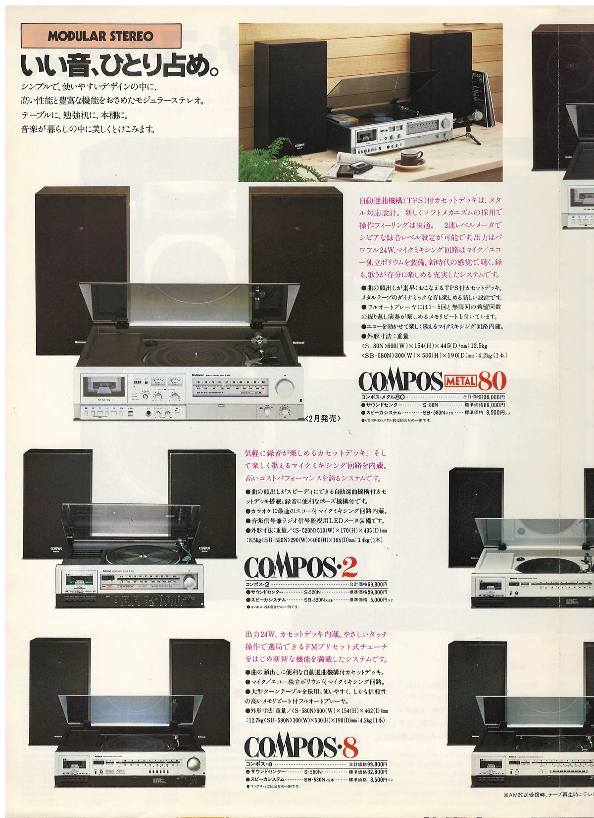 Technics Stereo Catalog 1980.01 — 6